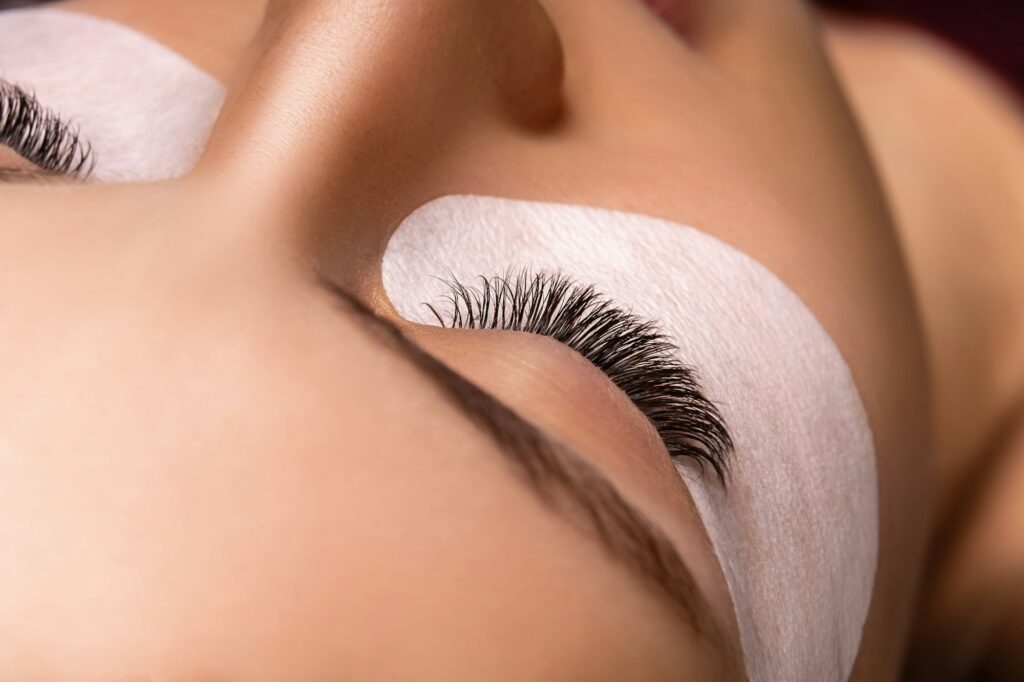Eyelash Extension Procedure.